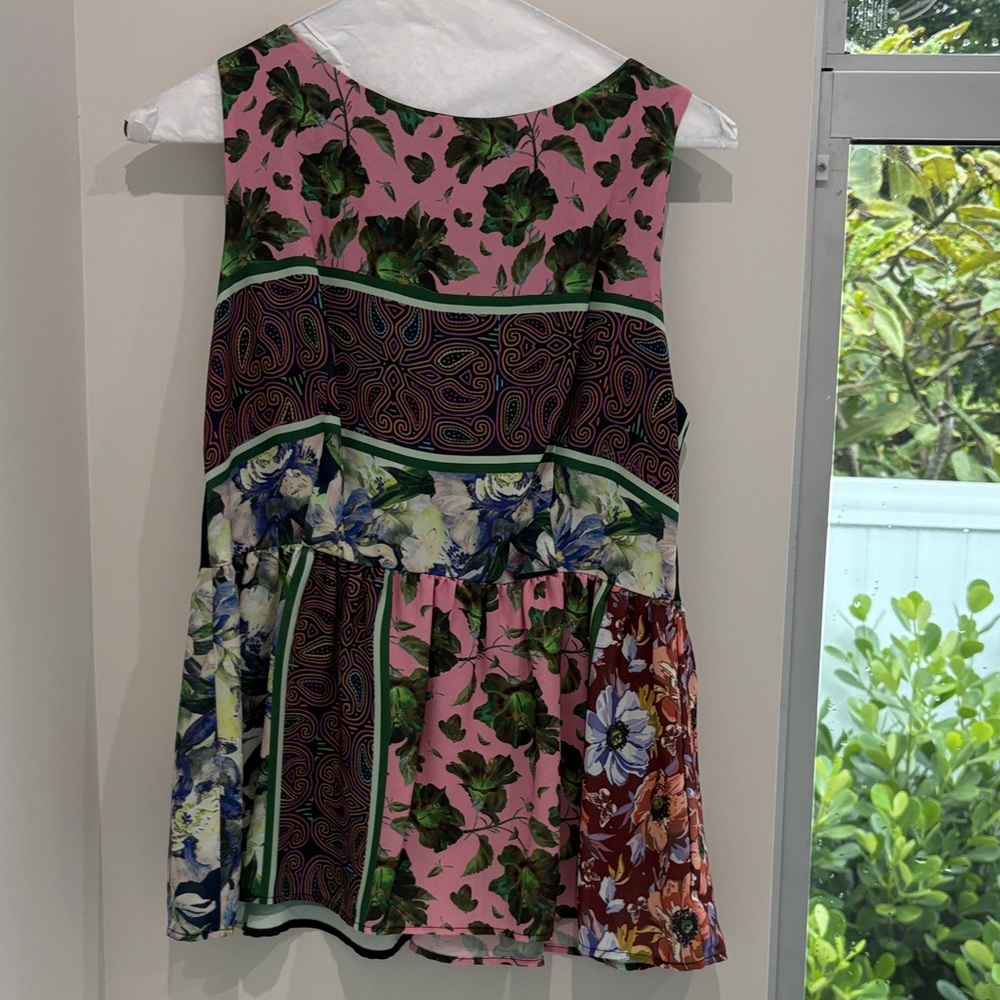 Clover Canyon Multicolor Floral and Paisley Tunic
